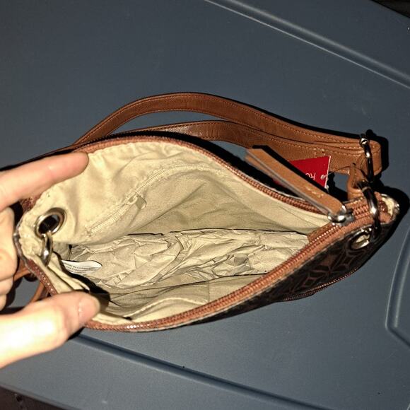 Rosetti Crossbody Bag with Double Front Zippered Pockets & Adjustable Strap - Picture 9 of 9